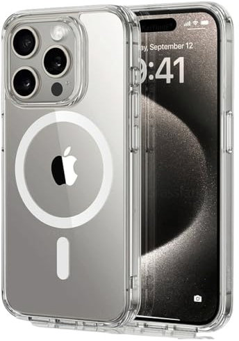 LVVLBBT Magnetische kabellose Ladehülle für iPhone 15 14 13 12 11 Pro X XR XS Max 7 8 Plus Rückseite Transparente Hülle,Für iPhone 7 8