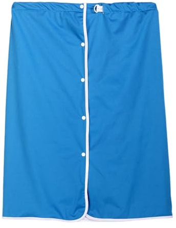 FashionCha Protector de cama para incontinencia, falda de pañales para adultos, Azul Xxl