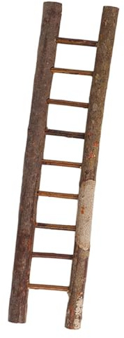 susiodeu Mini Weihnachtsleiter aus Holz – Zarte, rustikale Dekoration für Festliche Anlässe – Umweltfreundliches kleines Möbelstück – Schreibtischdeko – Vielseitig verwendbar, XL
