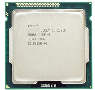 Processeur Core i5 2500K 4 cœurs 3,3 GHz LGA 1155 TDP 95 W 6 Mo de Cache avec processeur de Bureau Graphique HD