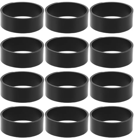 Operitacx Bridas de Silicona Planas Reutilizables 12x4x0,6 Mm, 500 Unidades, Bandas de Goma Antideslizantes para Cables de Datos y Alimentación, Organizador Versátil para Oficina, Hogar