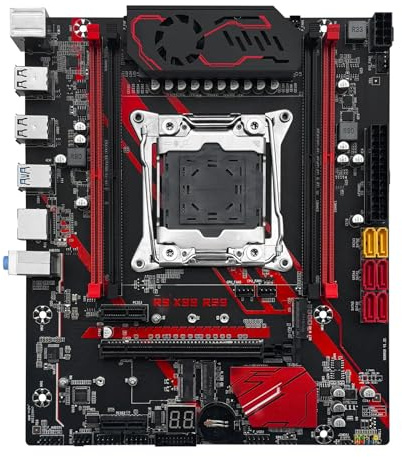 Placa Madre Fit For Machinist X99 RS9 Placa Base LGA 2011-3 Intel Xeon E5 2680 V4 CPU y DDR4 16GB RAM Kit Opcional Memoria de Cuatro Canales USB3.0