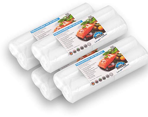 Vakuumrolle goffriert 8 Rolle 25 x 600 cm