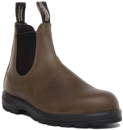 Blundstone Herren Classic 550 Series Chelsea Boot, Dark Green, 43 EU