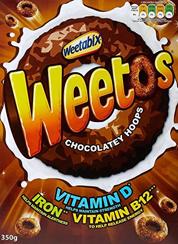 Weetabix Weetos Frühstückscerealien mit Schokoladengeschmack - 350g - Einzelpackung