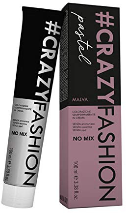Crazy Fashion, Colorazione Semipermanente in Crema, Colore Malva Pastello