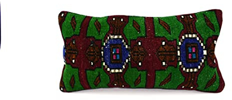 Kelim Kissen 30x60 cm Kissenbezüge Türkisch Handgewebt Kelim Kissenhülle Dekokissen Sofakissen Zierkissen Kelim Teppiche Kissenbezüge code 4928