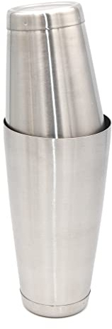 Boston Shaker Couleur Mat Cocktail Lesté Ensemble Petite et Grande Timbale Acier Inoxydable Tin on Tin Shaker Accessoires Barman Bartender Bar Restaurant Mixologie
