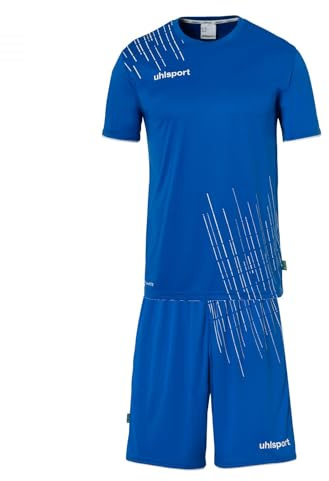 Uhlsport Herren Score 26 Fußball Trikot-Set - Fußball-Set Bestehend Aus Trainings-Shirt Und Trainings-Hose, Azurblau/weiß, S EU