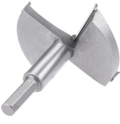 KhUKhu Forstnerbohrer, Wolframkarbid, Holzlochsäge, Öffner, Bohrer, 80 mm, Holzbearbeitungsbohrer, Fräser