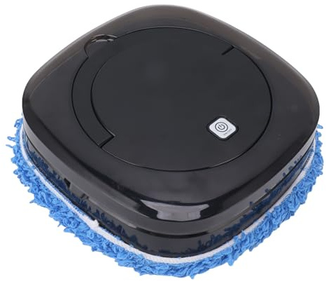 Wet Scrubbing Robot Vacuum Cleaner and Mop With Water Tank (Black)
