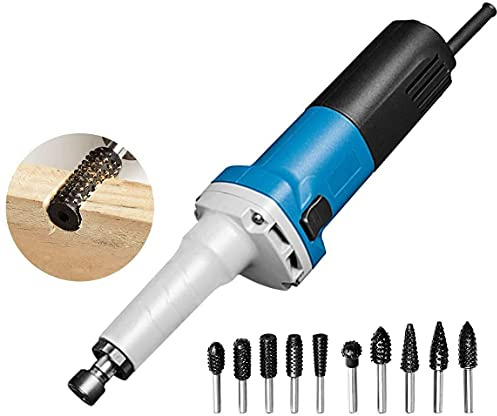 Herramientas Eléctricas para Tallar Madera, 750W, Cincel Eléctrico De Madera con Juego De Fresas Rotativas, 1/4, 6Mm, para Carpintería Artesanal, 220V