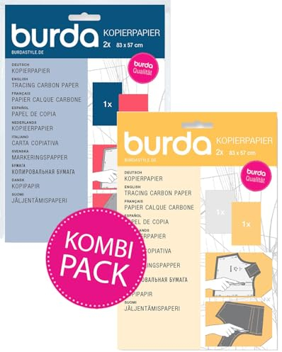 Kombi-Pack: Kopierpapier blau/rot und weiß/gelb