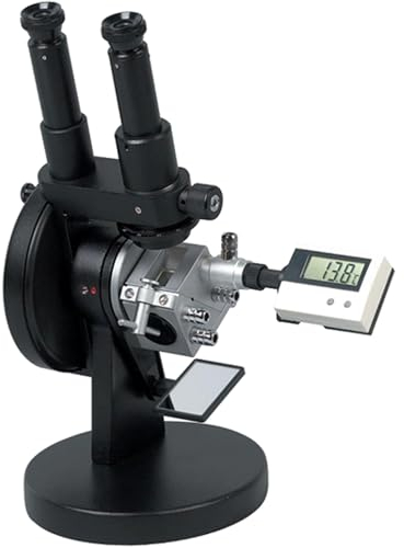 Qiang Digitales Binokulares Abbe-Refraktometer,Automatisches Brix-Refraktometer,Brechungsindex Nd 1,3000–1,7000 Nd,Brix 0–95% mit Thermometer,Laborausrüstung,für die Erdölindustrie