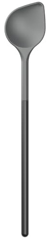 Rosti Optima Kochlöffel Kunststoff, Rührlöffel mit Spitze/Spitzlöffel, Hitzebeständig bis zu 220°C, Spülmaschinenfest, aus Nylon, Länge 31 cm, Durchmesser Kopf 5,5 cm, Schwarz