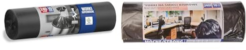 ANNA ZARADNA ST-AZ-013906 Müllbeutel Reißfest Super Stark 240l & Office Products 22021252-05 Müllbeutel 240 L - 10 Stück Stark Reissfest LDPE