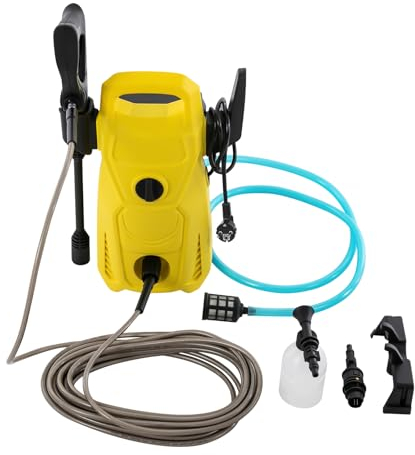 Pulitore a vapore ad alta pressione con idropulitrice e idropulitrice, pulitore a vapore portatile, pulitore a pressione per auto, 150 bar, pulitrice a pressione per la pulizia di