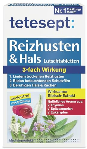 tetesept Reizhusten & Hals Lutschtabletten (5 x 20 Stück)
