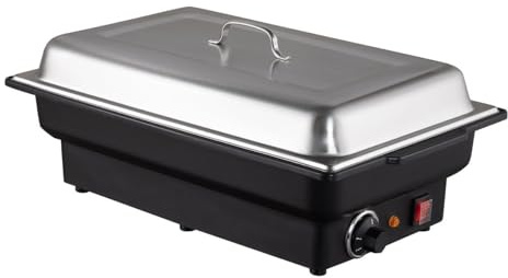 GastroHero Elektro-Chafing Dish, für GN 1/1 Behälter, Schwarz CDGN1/1E