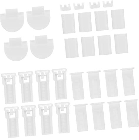 MAGICLULU 32pcs Pleated Blinds Repairing Parts Pleated Blinds Replacement Accessories for Window