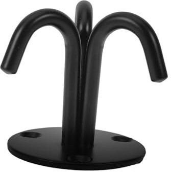 Vaguelly Heavy Duty Ceiling Hooks Black Hook for Plasterboard Ceiling Bathroom Fixing for Hanging Plants Home Use