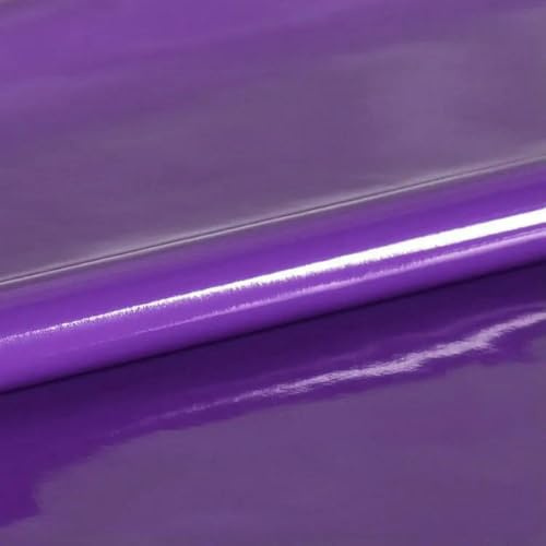 ZBDP - Tela de charol de vinilo suave y brillante para tapicería de vestidos, 140 cm de ancho