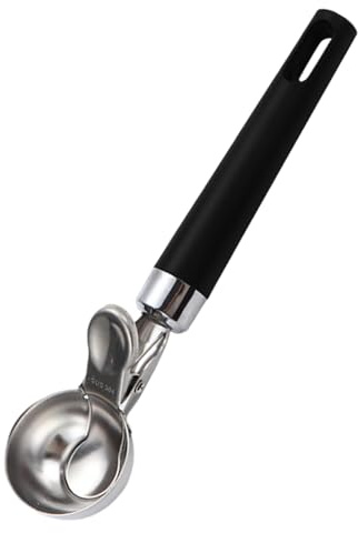 Eislöffel – Anti-Wachser-Löffel ohne Stäbchen | Ergonomischer Löffel mit einfacher Handhabung für Fruchtknödel, Desserts, Kuchen, Desserts, Küche, Buffets, Bäckereien, Partys
