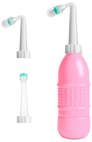 Portable Vaginal Douche Kit - Portable Bidet Bottle, Reusable Enema Cleaner | Gentle Feminine Cleansing Bottle, Manual Intimate Care Device, Personal Cleaning Use After Toilet