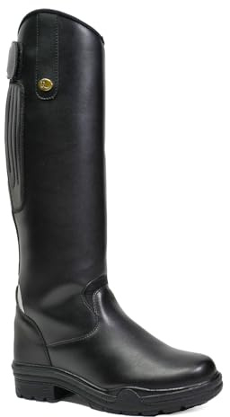 Rhinegold Equestrian Childrens Nebraska Synthetic Riding Boot- 13(33)