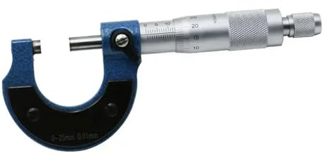 bügelmessschraube 0,01 mm 0-25 Außenmikrometer Mikrometer Messgerät Mechanische Messgeräte Präzisionswerkzeuge
