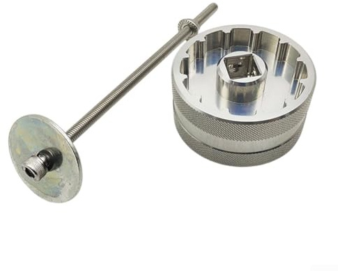 Strumento per movimento centrale 2 in 1 per Enduro T47 PF30, kit di installazione asse bicicletta 12t/16t, driver boccola tazza in alluminio 7075 per Chris King ThreadFit Praxis, argento