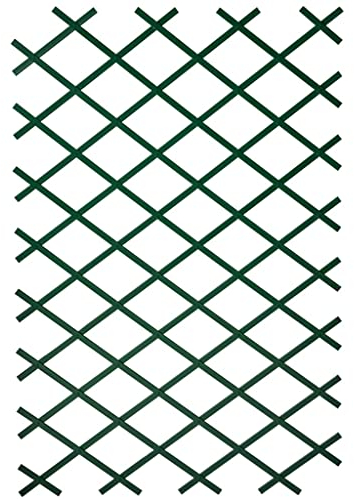Nature Pergolato da Giardino per Piante Fiori 100x200 cm PVC Verde 6040704