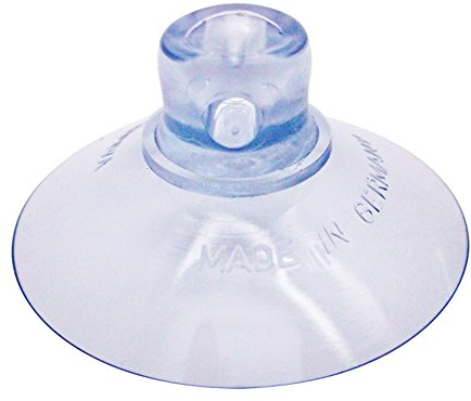 20 x Saugnapf - Säugnäpfe Haftsauger Haken Gewinde Bohrung Lichterkette Schlüsselring Ring Mutter Auto Camping Rändelmutter 30 40mm 40 50 mm Mit Transparent Extra Stark – Made in Germany