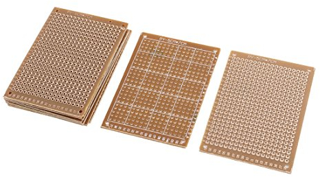 sourcing map 8Stk. Universal Kupfer PCB Platine Leiterplatten Streifenrasterplatine 70 x 50mm de