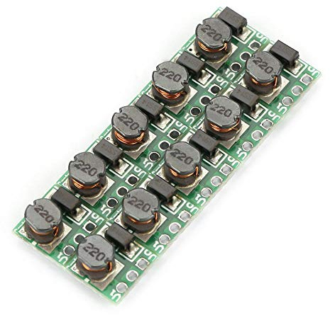 DC-DC 0.9-5V a 5V Boost Convertidor Módulo Regulador de voltaje T64 Módulo de fuente de alimentación ajustable placa de circuito, 10pcs