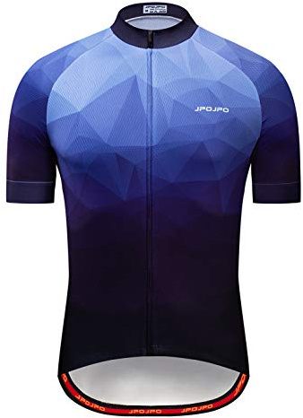 Cykeltröja män cykel toppar solnedgång cykel skjorta kortärmad väg cykel racingkläder, 11, XL = Chest 41-43.3,Waist 26-35.4