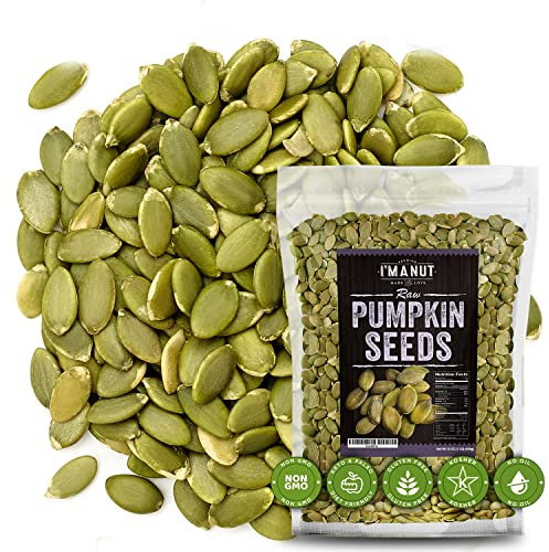 Raw Pumpkin Seeds (Papitas) 16 oz (1 lb) | No Preservatives | Batch Tested Gluten & Peanut Free | Non-GMO | NO PPO | 100% Natural | Resealable Bag | Healthy | Premium Grade