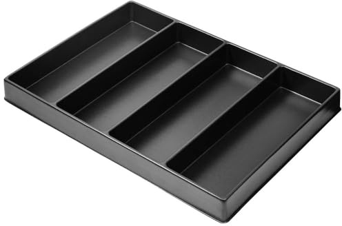 TOOLCRAFT Einlegeboden PS Schwarz I Regalboden I PS Einlegeboden Regal I Werkzeugregal schwarz I Regal Zubehör I Einlegeboden EAN I Produktabmessung, Länge: 557 mm I Regalbrett