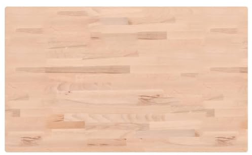 vidaXL Waschtischplatte 100x60x1,5 cm Massivholz Buche