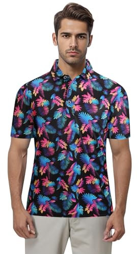 Poloshirt Herren Kurzarm T Shirt Boss Badminton Combat Sommer Outfit Retro Shirts Freizeithemden FüR Lila XXL