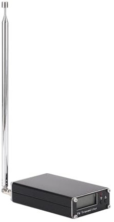 Transmetteur FM pour Voiture, Diffuseur Radio Stéréo FM Haute Puissance avec Son Clair, Station Émettrice Longue Portée pour la Maison