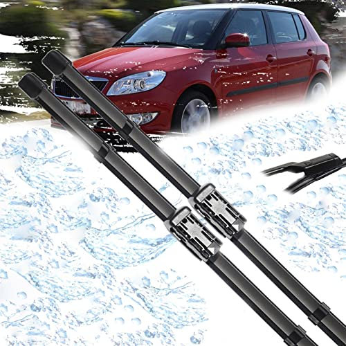 YDYBDA 21 21 Autozubehör Frontscheibe Scheibenwischerblätter Für S&Koda Für Fabia 5J MK2 2007 2008 2009 2010 2011 2012 2013 2014 Langlebig