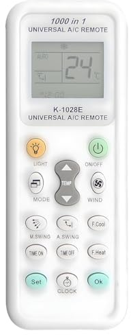 K-1028E - Mando a distancia de repuesto para aire acondicionado universal 1000 en 1