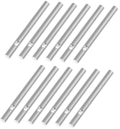 Kisangel 10stücke Aluminiumröhren Für Windspiele DIY-windspielteile Vorgebohrt Für Bastelprojekte Und Heimwerkerarbeiten Im Garten