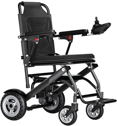 Fauteuils Motorisés Pour Personnes Âgées,Fauteuil Roulant Électrique Pliable Et Léger En Fibre De Carbone,Scooter Pour Personnes Âgées,Trois Modes De Contrôle,Facile À Transporter 20ah