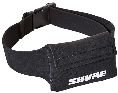 Shure WA570A Neoprene Bodypack Belt Pouch for Wireless Bodypack Transmitters - Ideal for Fitness Instructors