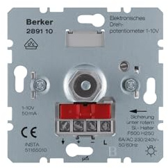 Berker 289110 Elektronische Drehpotentiometer 1-10V 4011334255765