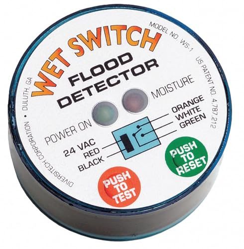 Diversitech Wet Switch Flood Detector, 8 x 1.55 x 9.6 (WS-1)