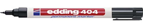 Edding Permanentmarker Rundspitze Schwarz 0,75mm 1er Pack (192417031, 202964031)