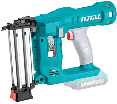 Total Tools - Sparachiodi Elettrico | Batteria P20S da 20 V | Capacità di Sparachiodi: 2,5 Sparachiodi al secondo | Per Chiodi da 15 a 50 mm | Carico di 100 pezzi